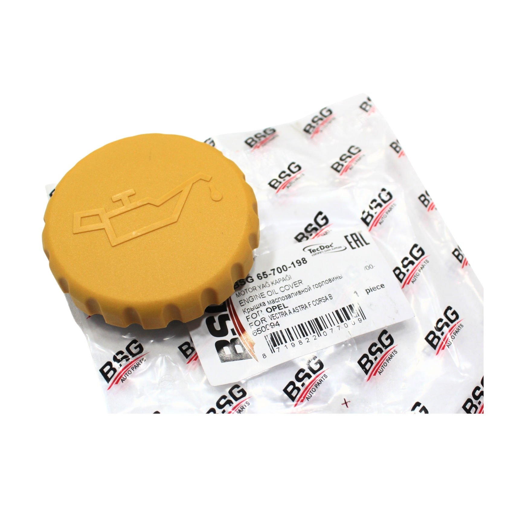Opel Vectra A 1.6 8V Benzinli Motor Yağ Kapağı - BSG 65-700-198