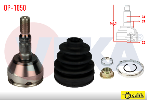 OPEL ASTRA H DIŞ AKS KAFASI Z16XEP / Z16XER VEKA AMRKA