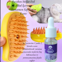 BUHARLI KEDİ VE KÖPEK YIKAMA TARAĞI, YUMUŞAK SİLİKON