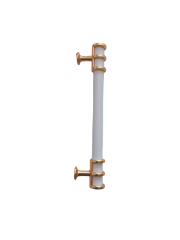 Beyaz Gold  Yüzüklü Aliminyum  Dolap Kulp 16 cm
