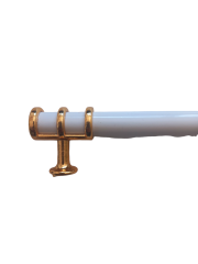 Beyaz Gold  Yüzüklü Aliminyum  Dolap Kulp 16 cm