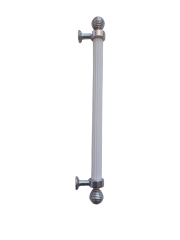 16 cm Aliminyum  Beyaz Yuvarlak Başlı Dolap Kulp