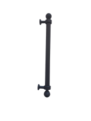 Aliminyum Siyah Yuvarlak Başlikli Dolap Kulp 16 cm