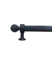 Aliminyum Siyah Yuvarlak Başlikli Dolap Kulp 16 cm
