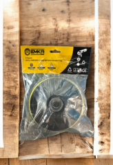 Emka 115MM Cırtlı Zımpara Diski & 5 adet  Zımpara Kagıdı
