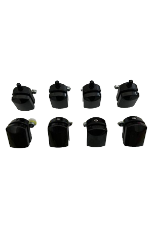 Siyah Cam Duşkabin Ray Tekerleği Rulmanı 4mm ve 5mm Kabinlere Uyar 8 Adet Set Şeklindedir