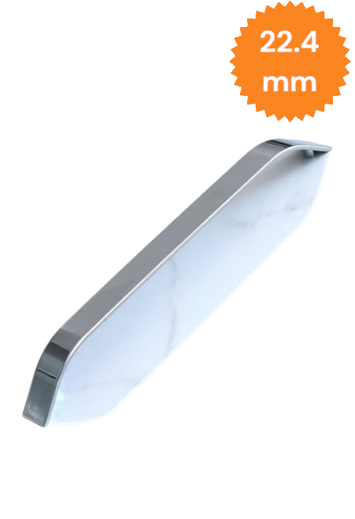 Kalın şahin krom mobilya  dolap kulbu kulp 22.4 mm