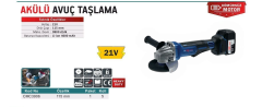 21 WATT AKÜLÜ AVUÇ TAŞLAMA MAKİNESİ