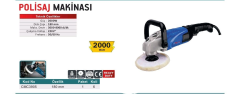 2000 WATT  POLİSAJ MAKİNESİ