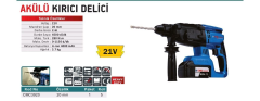21 WATT  AKÜLÜ KIRICI DELİCİ MATKAP