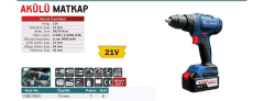 21 WATT  AKÜLÜ MATKAP