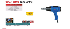 1600 WATT SICAK HAVA TABANCASI