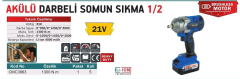 21 WATT  AKÜLÜ DARBELİ SOMUN SIKMA 1/2