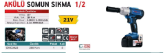 21 WATT  AKÜLÜ  SOMUN SIKMA 1/2