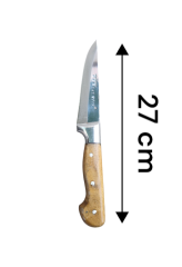 LazReis Sürmene 27 cm Kasap  Kemik Sıyırma Bıçağı