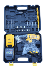 Maxstar Darbesiz 36 V Lı-On Çift Akülü Şarjlı Matkap Vidalama Full Setli Çantalı