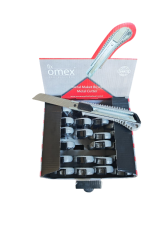 1 Paket 24 Adet OMEX  Maket Bıçağı / Falçata Metal