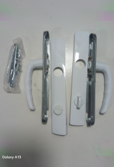 Beyaz Plastik Banyo Tuvalet Pvc Kapı Kolu Takımı