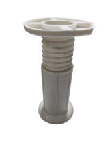 10 - 15 cm Ayarlanabilir Kaliteli Yivli Süt Beyazı  Jumbo Dolab Ayak