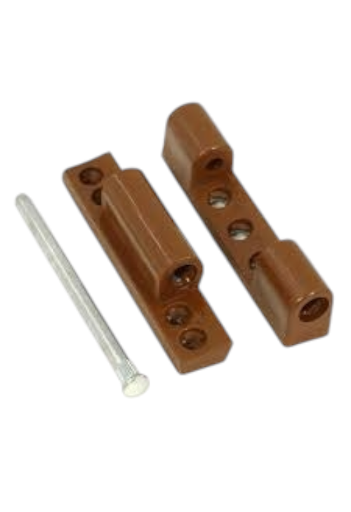 Pvc Pimapen Pencere Menteşesi 75 mm Kahverengi Menteşe