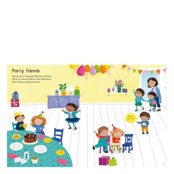 First Sticker Book My Friends