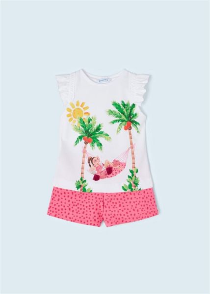 Mayoral Kız Çocuk Şort T-shirt Set