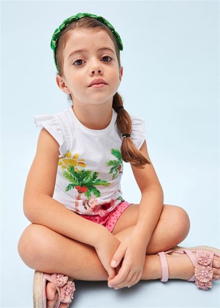 Mayoral Kız Çocuk Şort T-shirt Set