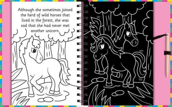 Scratch and Draw - Unicorns and Horses too
