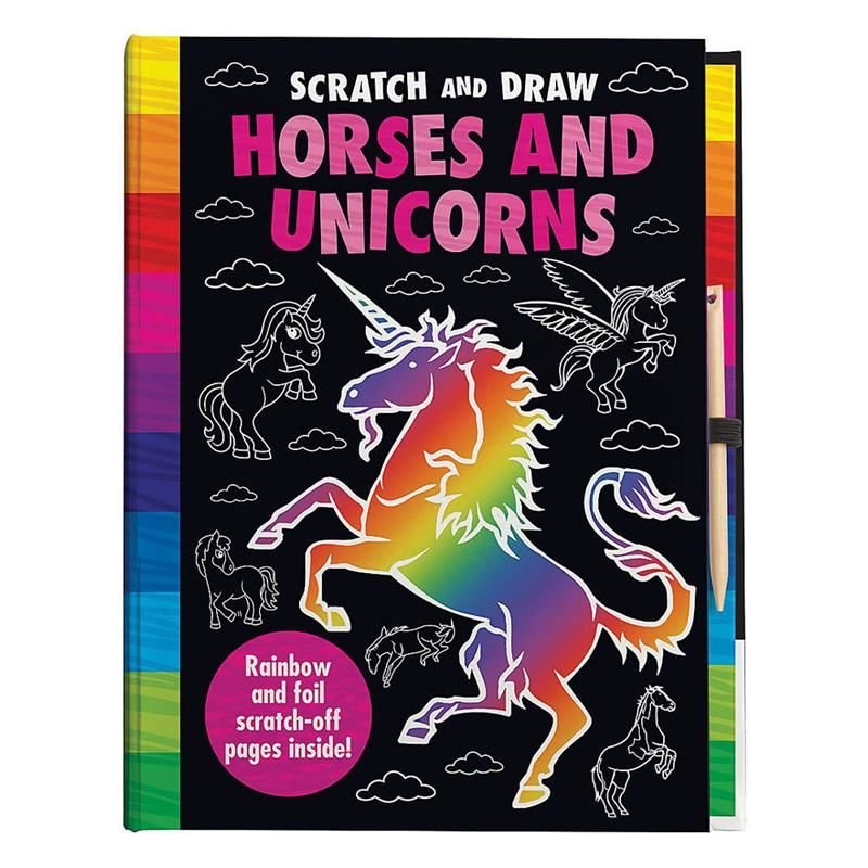 Scratch and Draw - Unicorns and Horses