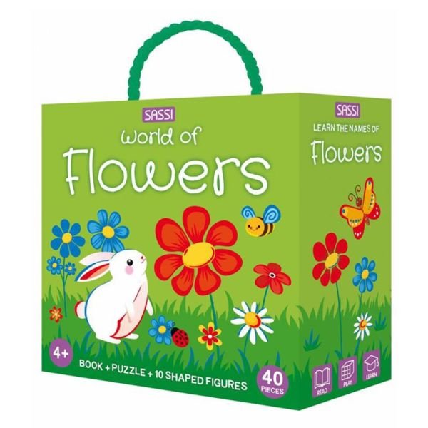 World of Flowers - Book and Puzzle