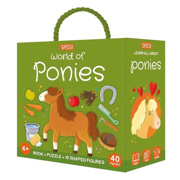World of Ponies - Book and Puzzle
