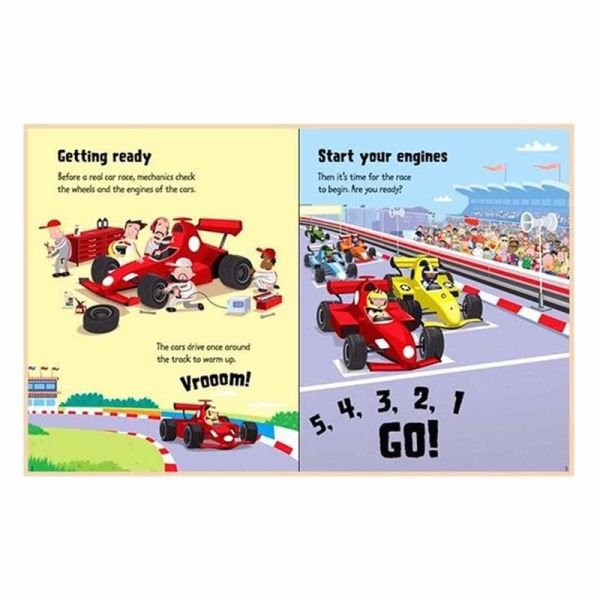Wind-Up Racing Cars