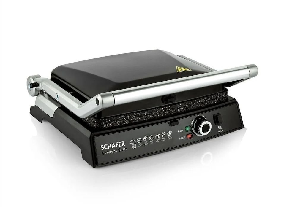 Schafer Concept Grill Izgara ve Tost Makinası - Siyah