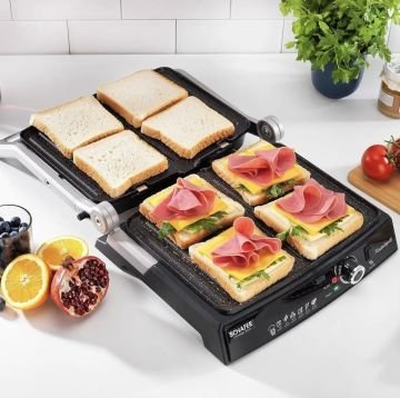 Schafer Concept Gril Izgara ve Tost Makinası - İnox