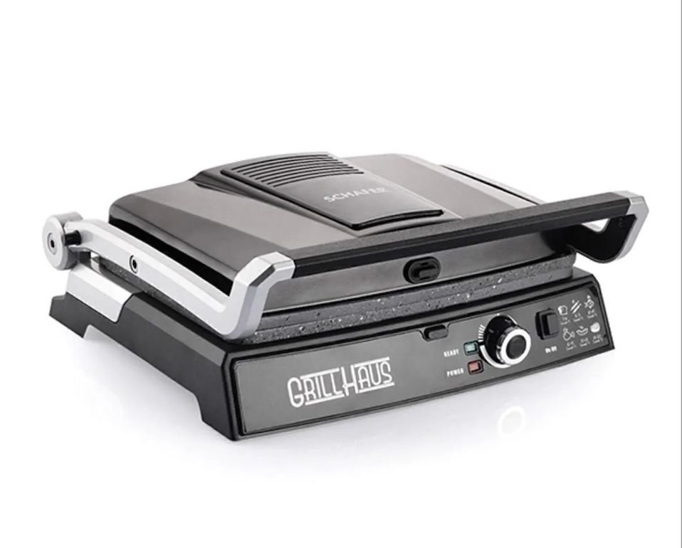 Schafer Grill Haus 2000w Tost Makinası - Siyah
