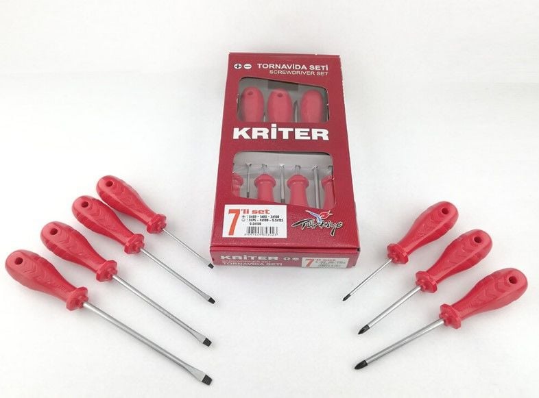 Kriter Tornavida Seti 7'Li