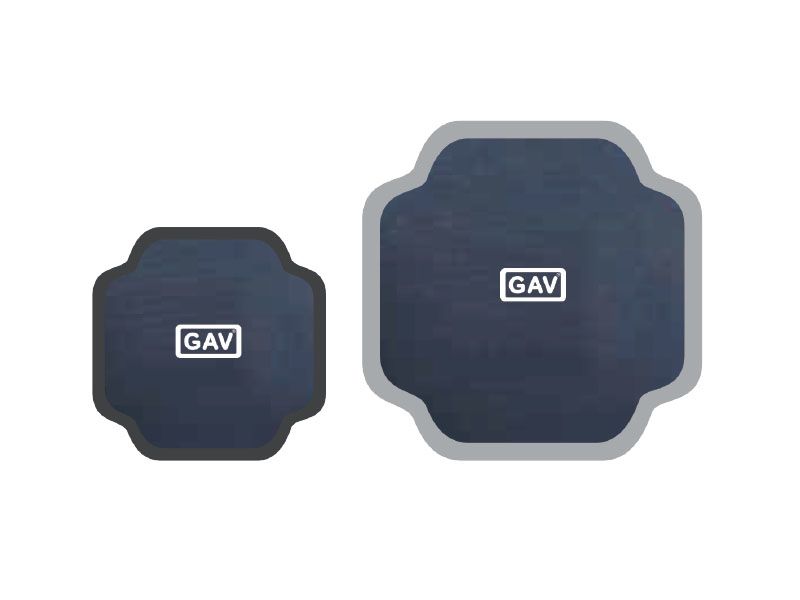 Gav Diagonal Dış Lastik Yamaları K-01  //  K-08