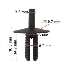 Starklips - Bmw Tampon Klipsi 51111944537