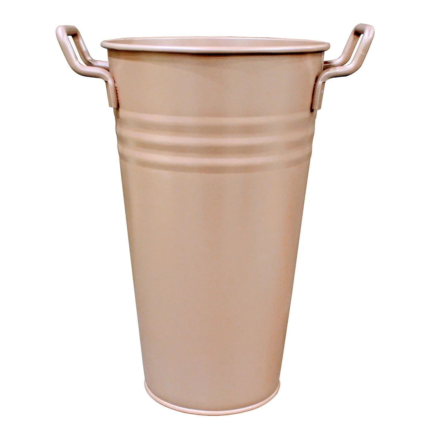 Dekoratif Rose Gold Renkli Metal Saksı