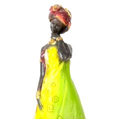 Afrika Temalı Anne Çocuk Dekoratif Obje