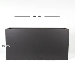 Minimalist Tasarım Siyah Bölme Çiçeklik