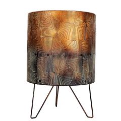 Vintage Tarzı Eskitme Bronz Ayaklı Metal Saksı