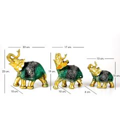Dekoratif Gold Fil Biblo