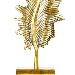 Dekoratif Gold Kaplama Yaprak Obje