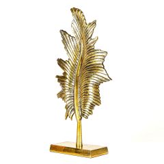 Dekoratif Gold Kaplama Yaprak Obje