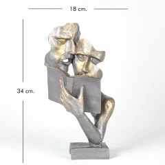 Dekoratif İkili Mask Figür Obje