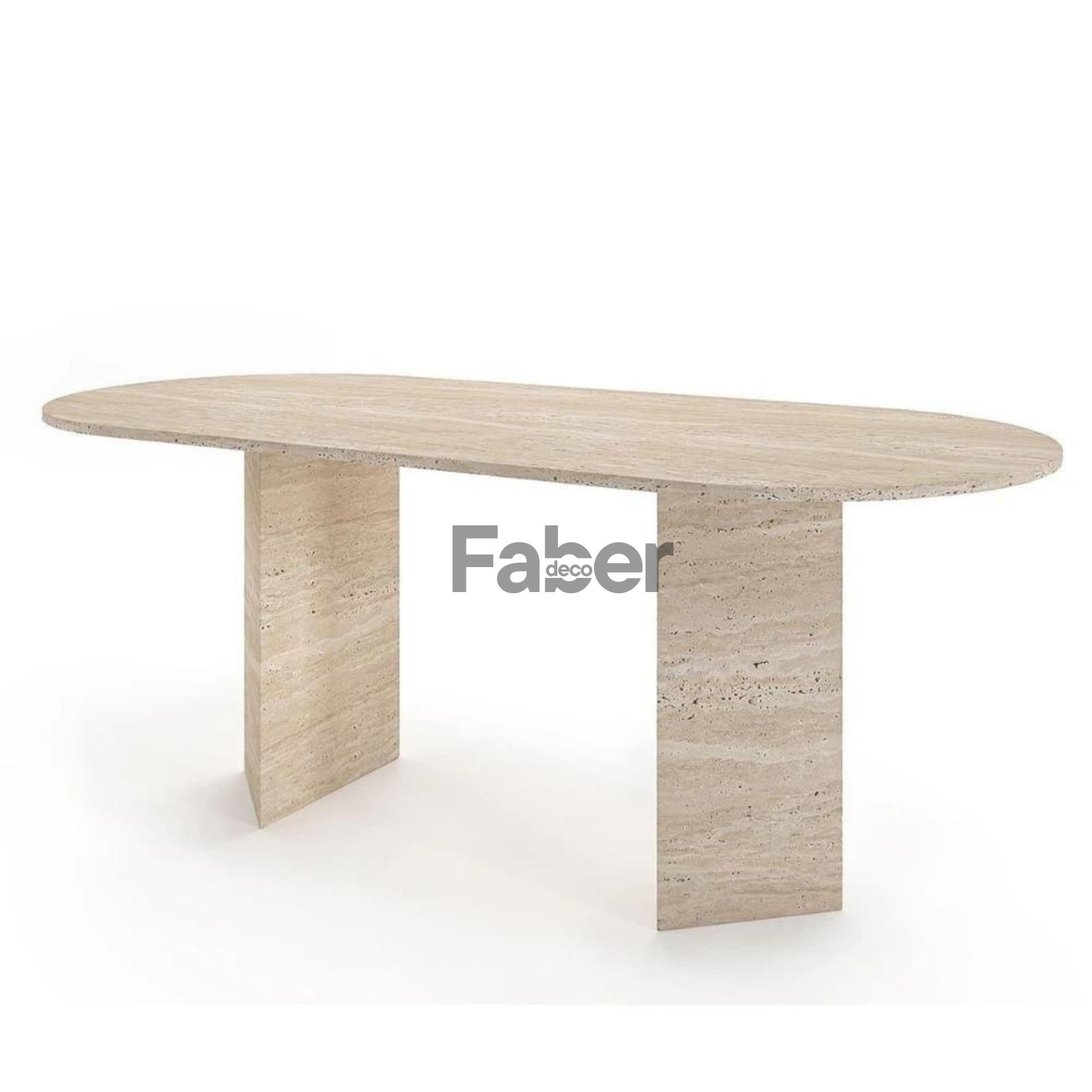 Voralis Oval Doğal Taş Masa