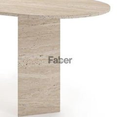 Voralis Oval Doğal Taş Masa