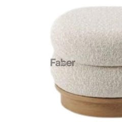 Netfa Ahşap Tabanlı Modern Puf