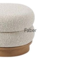 Netfa Ahşap Tabanlı Modern Puf